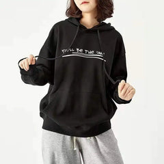 Letter Printed Hoodie: Spring Autumn Fashion for Women