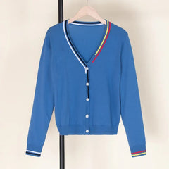 Crochet Top Cardigan Female Knitted Sweaters Outerwear