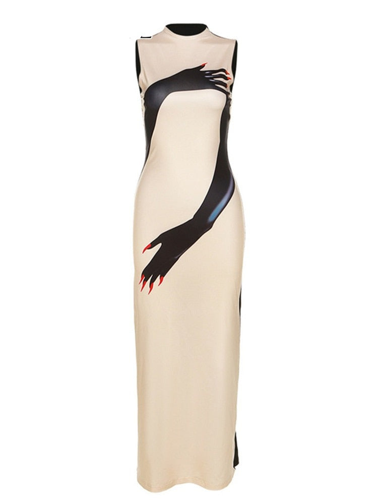 Hands Dyed Bodycon Dress