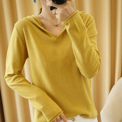 Sweater Women Long Sleeve Knitted Pullover Loose Casual