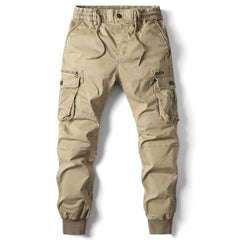 Cargo Pants Men Style Safari Cotton Full  Military Tactical