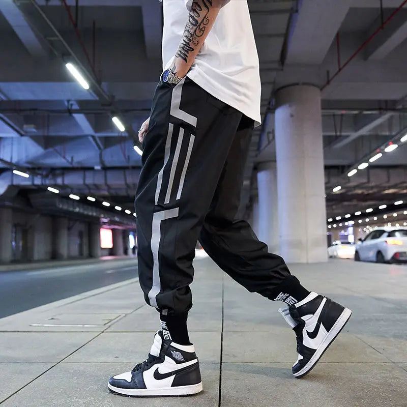 Stylish Streetwear Pants: Ankle-Length Harem Trousers for Men