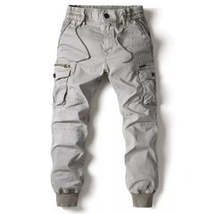 Cargo Pants Men Style Safari Cotton Full  Military Tactical