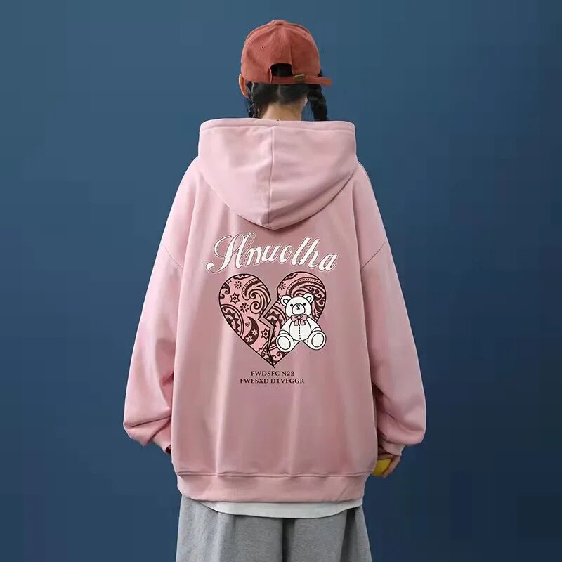 Y2k Hoodies Women Coat Harajuku Vintage Winter Tops