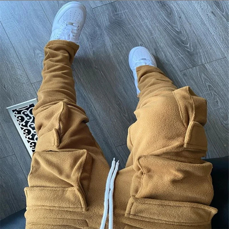 Men's Cargo Pants Casual Trousers with Pockets