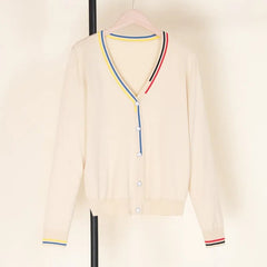 Crochet Top Cardigan Female Knitted Sweaters Outerwear