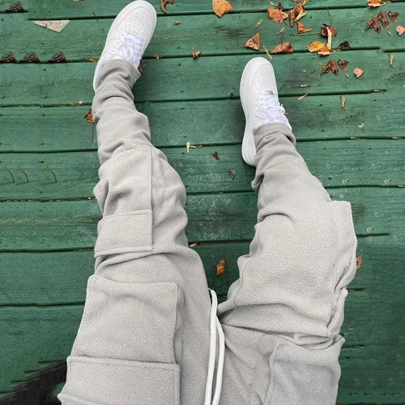 Men's Cargo Pants Casual Trousers with Pockets