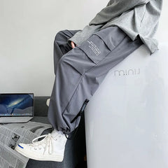 Black Cargo Jogger Pants: 2024 Streetwear for Men