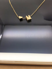 Heart Initial Personalized Letter Necklace