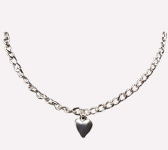 Heart Lock Choker Necklace