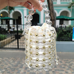 Her Pearls Beading Tote Bag