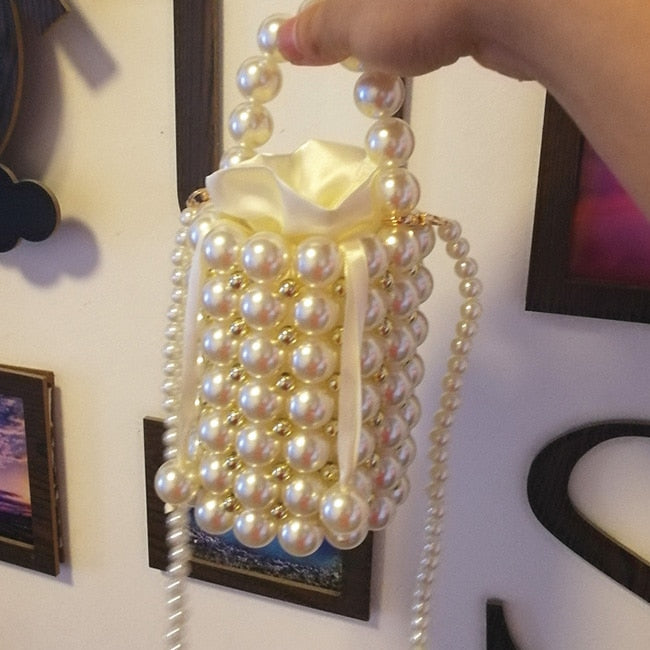 Her Pearls Beading Tote Bag