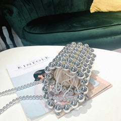 Her Pearls Beading Tote Bag