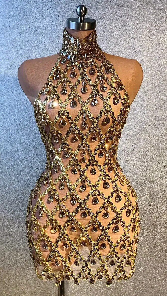 I like It Shiny Mini Dress – Oatat