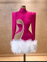 Embellished Rose Bandage Dress