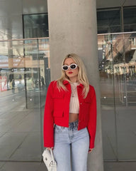 Billie Cropped Pocket Jacket