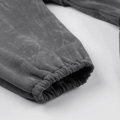 Losing Your Touch Washed Grey Jumpsuit