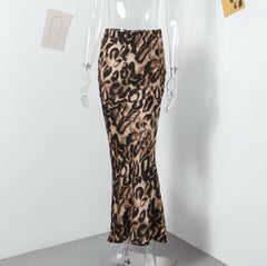 Cheetah Print Maxi Skirt