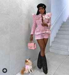 Jackey Blazer Jacket Short Set