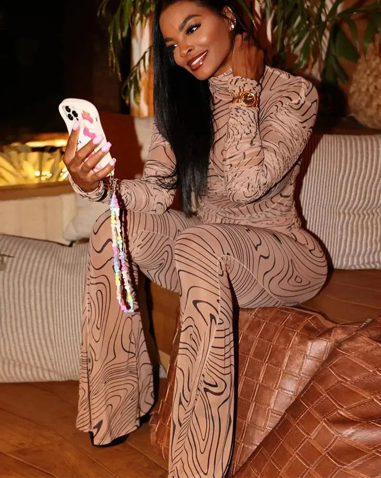 Jenna Mesh Pants Set