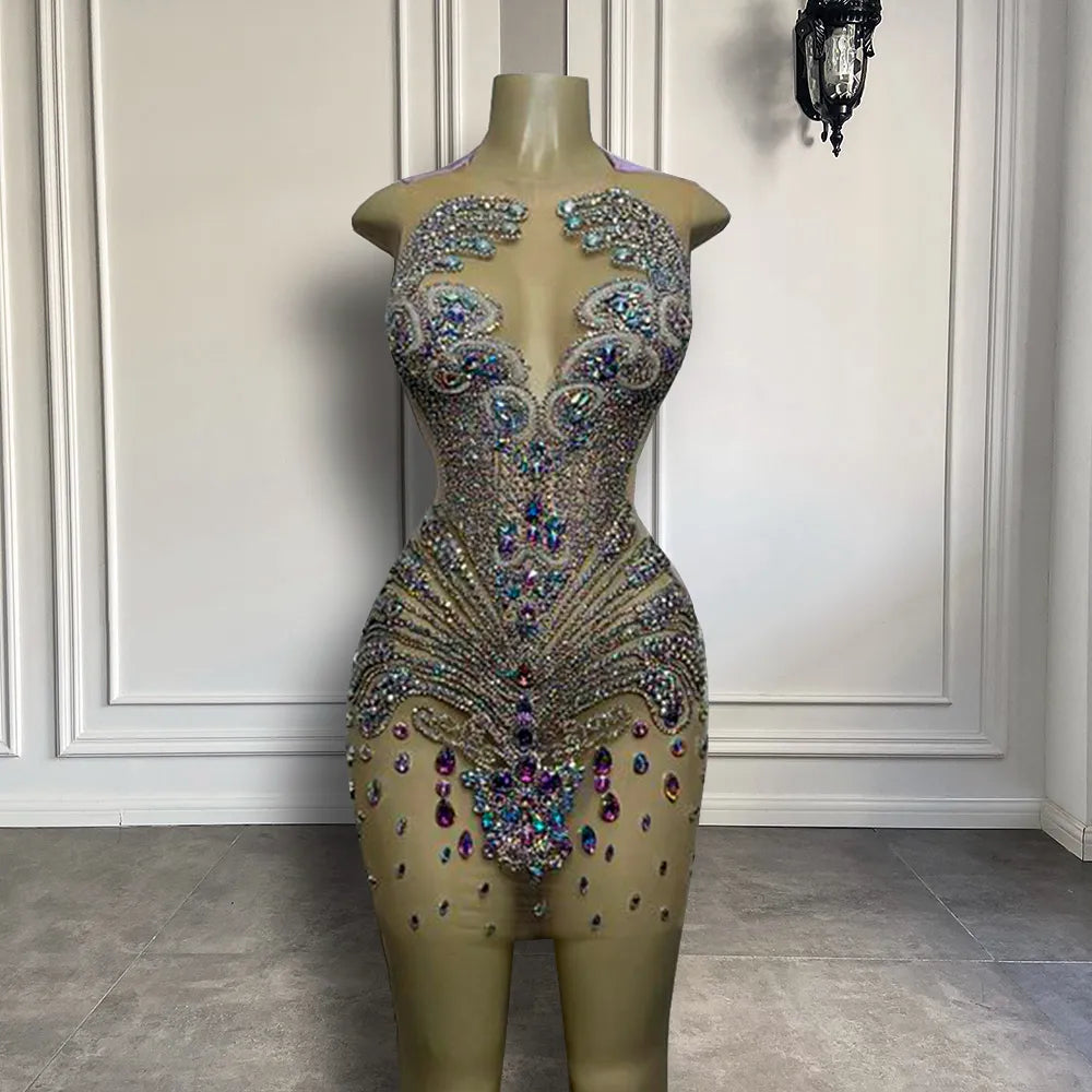 Jordyn Rhinestone Dress