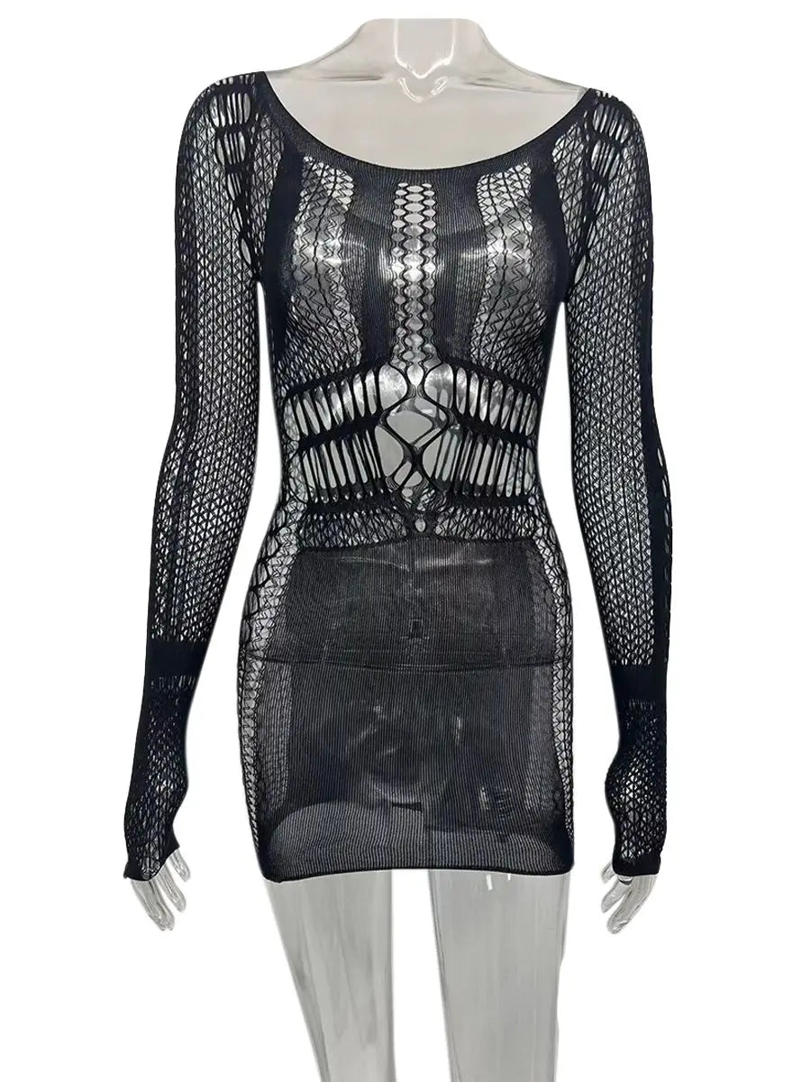 Joyce Mesh Mini Dress