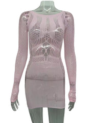 Joyce Mesh Mini Dress