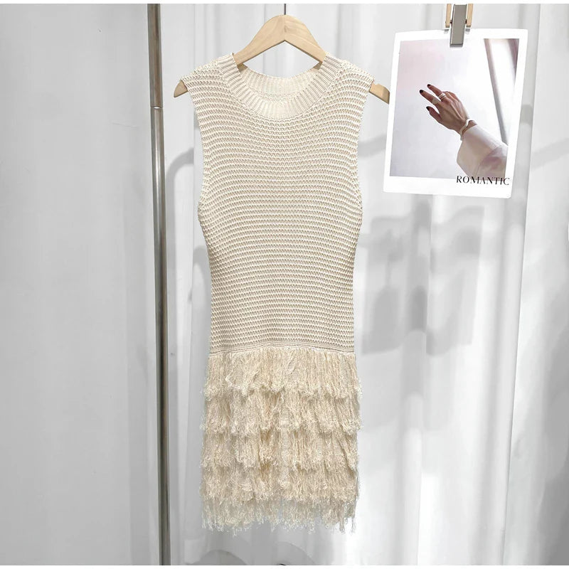Judie Tassel Knit Dress