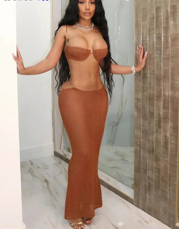 Kamaya Knit Skirt Set