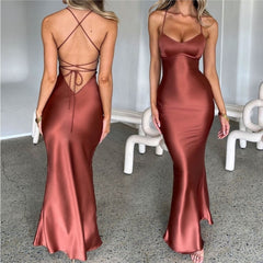 Katrina Satin Bodycon Dress