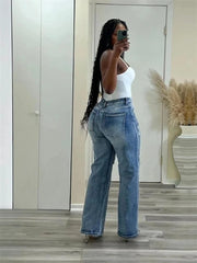 Keep Crossing High Waist Jeans