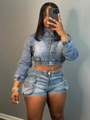 Kellie Vintage Denim Set