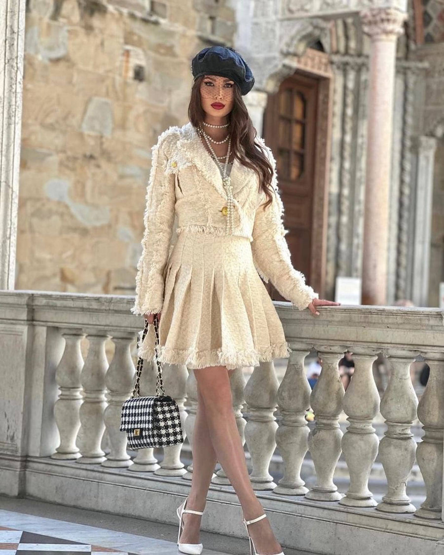 Kourtney Blazer Skirt Set