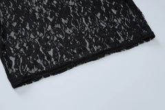 Lace Floral Mini Dress