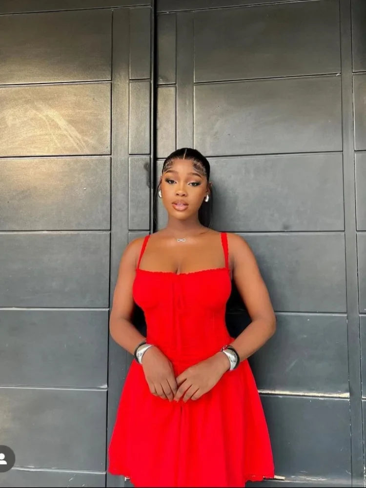 Lace Me Up Mini Dress