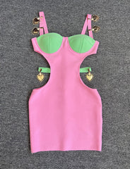 Lauren Bodycon Bandage Mini Dress