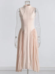 Lauren Pleated Maxi Dress