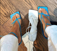 Layla Square Toe High Heel