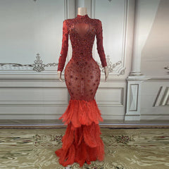 Linda Feather Maxi Dress