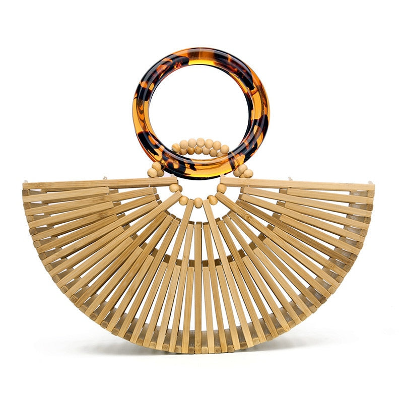 Luxury Bamboo Clutch Handbag