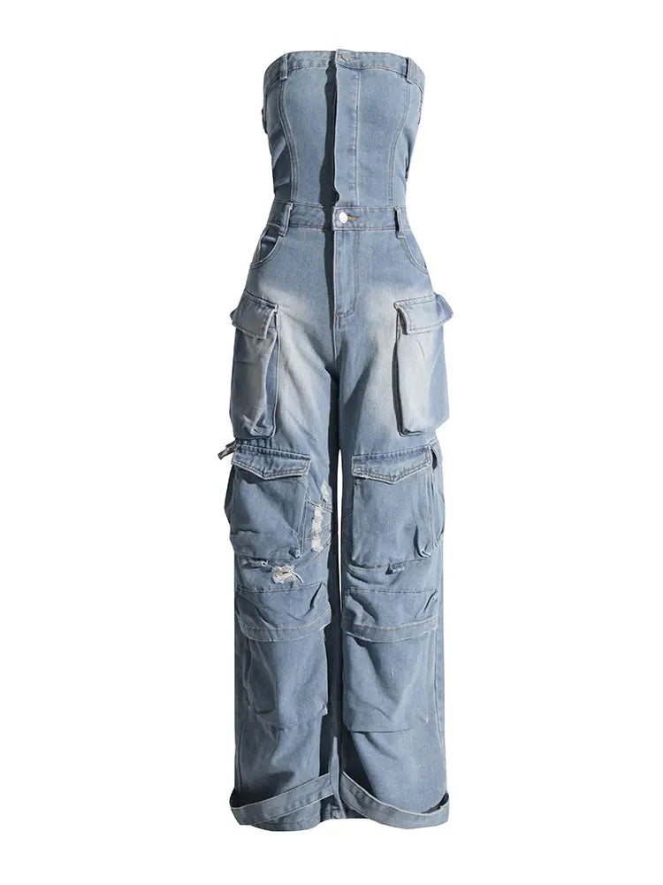 Malika Cargo Jumpsuit