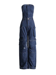 Malika Cargo Jumpsuit