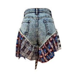 Manci Denim High Waist Skirt