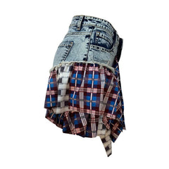 Manci Denim High Waist Skirt