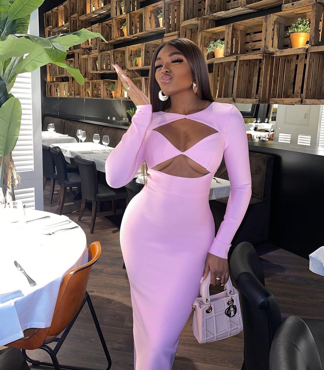 Mariah Bandage Midi Dress