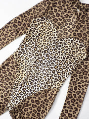 Mariah Leopard Mesh Jumpsuit