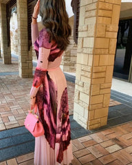 Marinda Pleated Skirt Set