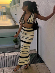 Maya Crochet Skirt Set