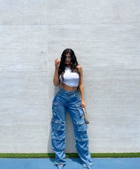 Multi-pocket Cargo Jeans