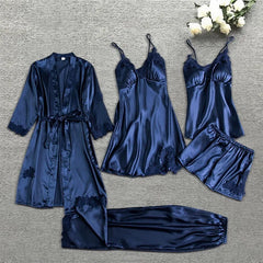 Nighty Robe Pajama Set